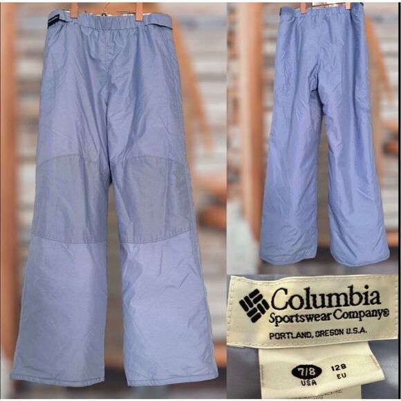 Columbia Youth Kids Winter Insulated Snow Pants Size 7/8 - Picture 1 of 9